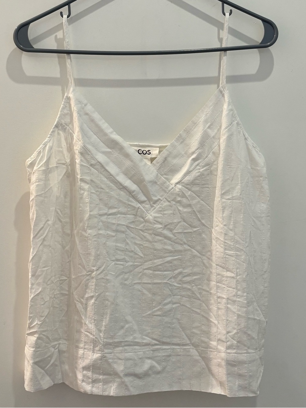 COS White V-Neck Cami Top (M)